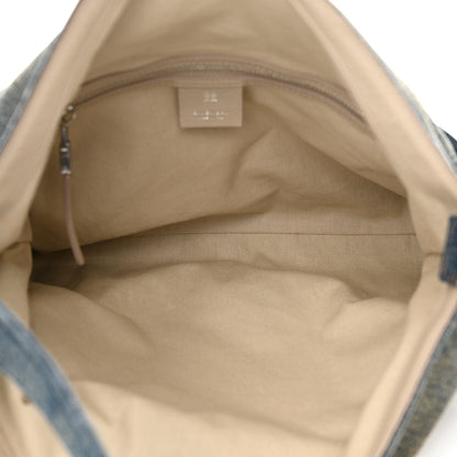 Givenchy Washed Denim Medium Voyou Bag Military Blue 5 of 13