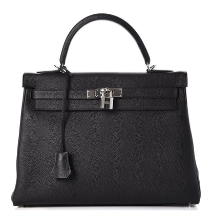 Hermes Togo Kelly Retourne 32 Black 1 of 39