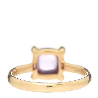 Tiffany 18K Yellow Gold Amethyst 7mm Paloma Picasso Sugar Stacks Ring 48 4.5 3 of 5