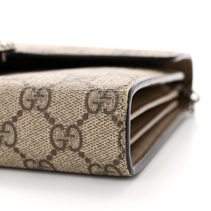 Gucci GG Supreme Monogram Mini Dionysus Chain Wallet Beige Taupe 10 of 11