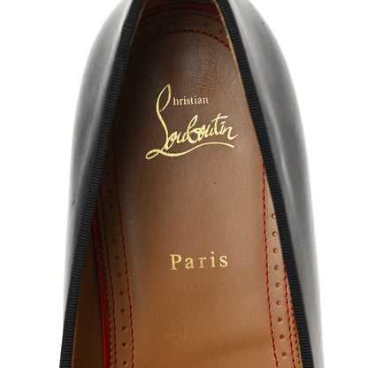 Christian Louboutin Mens Calfskin Brosse Dandelion Flat Loafers 36.5 Black 7 of 7