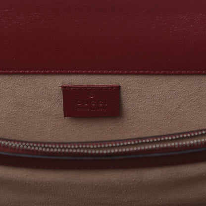 Gucci Tweed GG Monogram Small Dionysus Shoulder Bag White Black Romantic Cherry 7 of 12