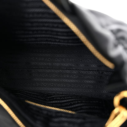 Prada Tessuto Nylon Saffiano Shopping Tote Black 5 of 9
