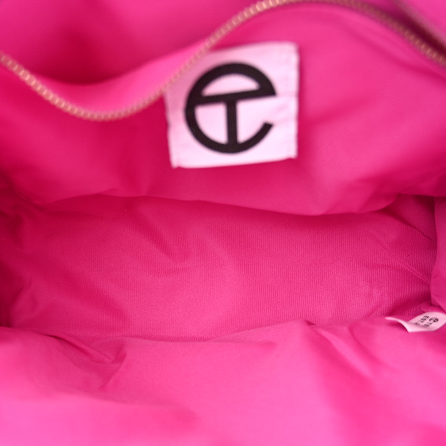 Telfar Patent Vegan Leather Medium Shopping Bag Pink 5 of 10