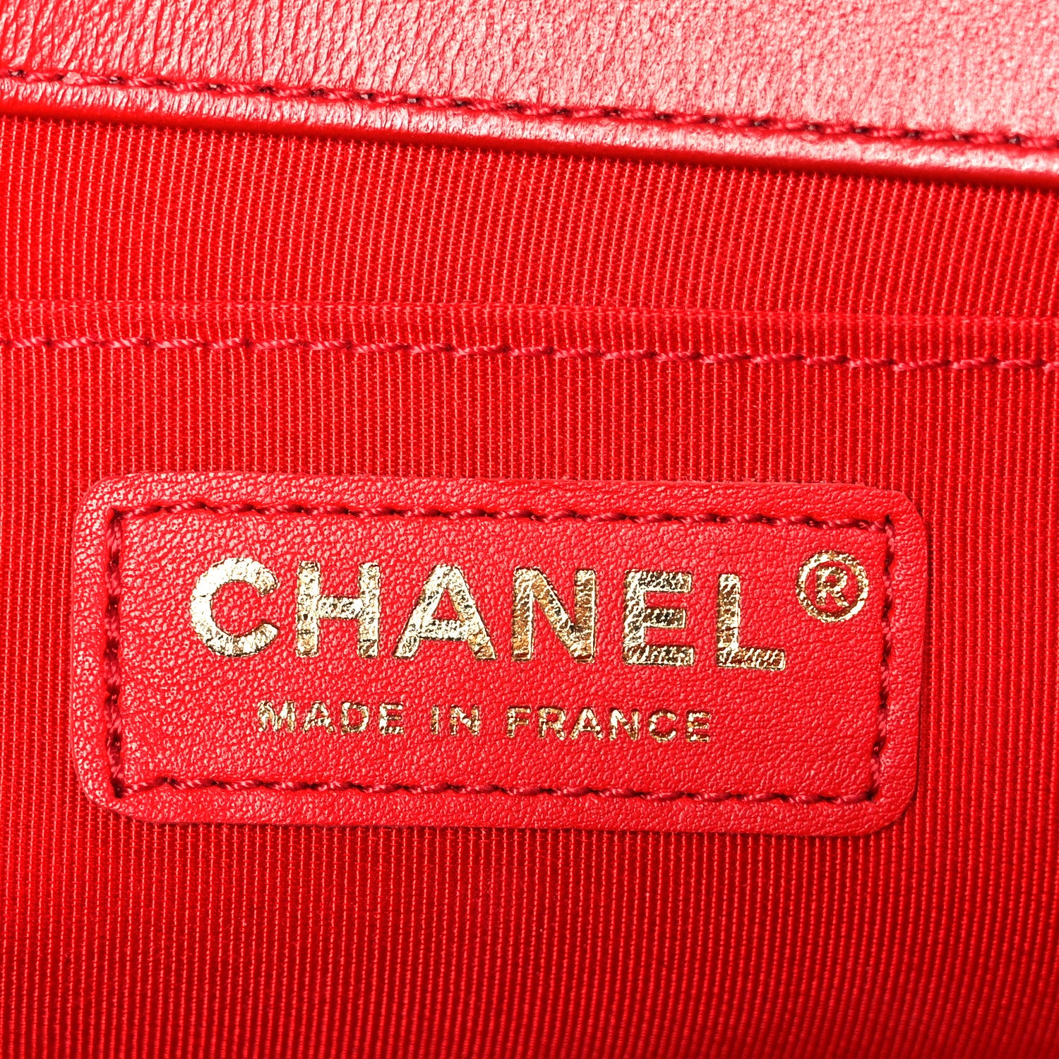 Chanel Lambskin Quilted Medium Boy Flap Red 6 of 10