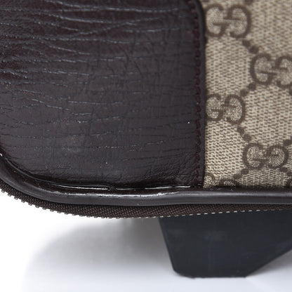 Gucci GG Plus Monogram Small Web Trolley Brown 18 of 41