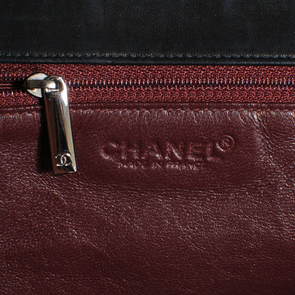Chanel Lambskin Vertical Quilted Clutch Black 6 of 8