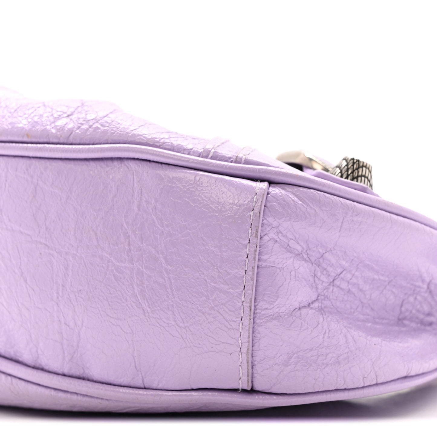 Agneau Arena Le Cagole Shoulder Bag XS Lilac