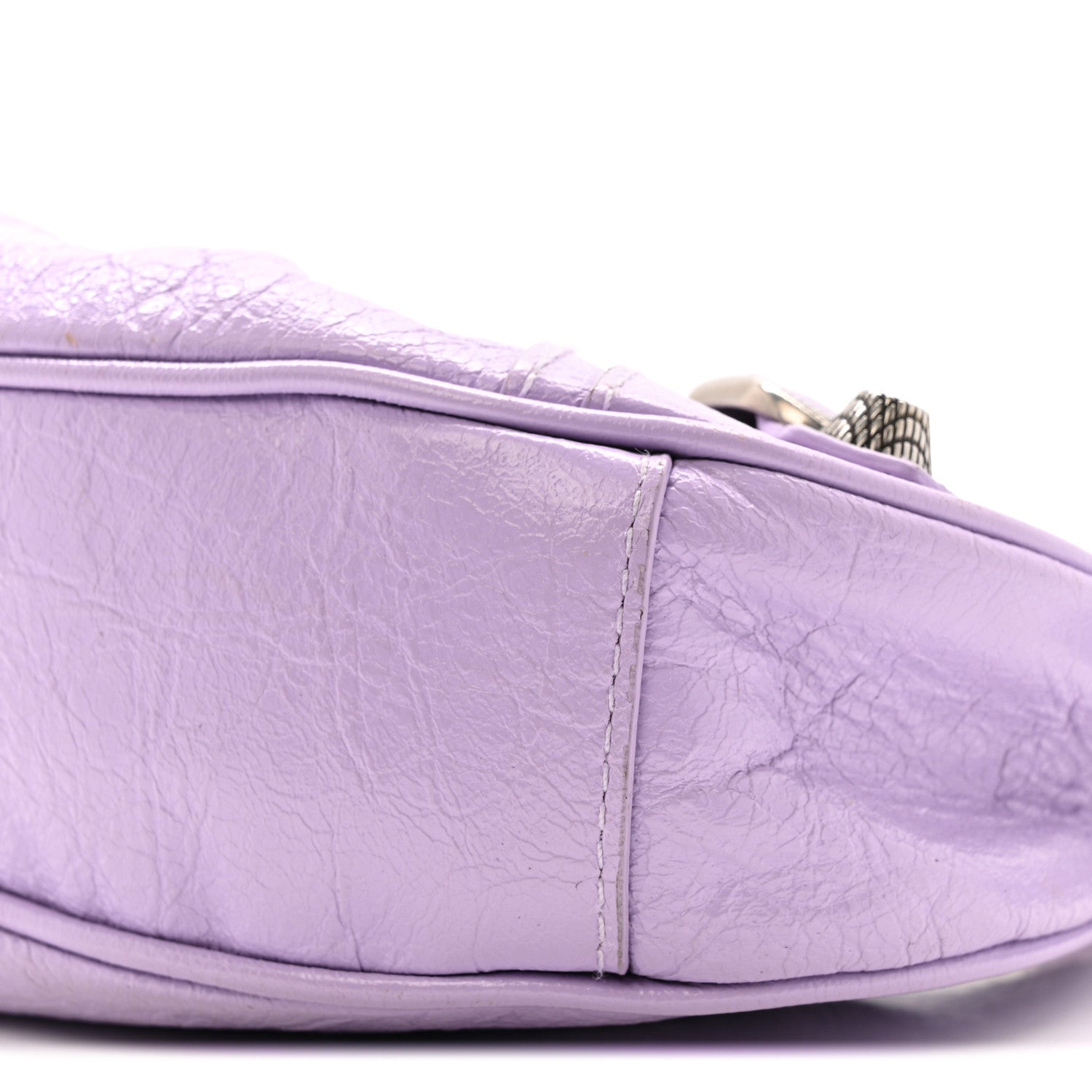 Balenciaga Agneau Arena Le Cagole Shoulder Bag XS Lilac 11 of 15