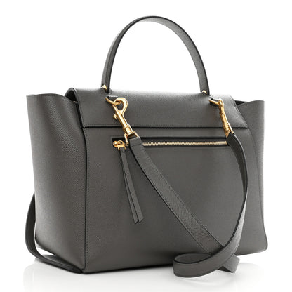 Celine Grained Calfskin Mini Belt Bag Grey 3 of 8
