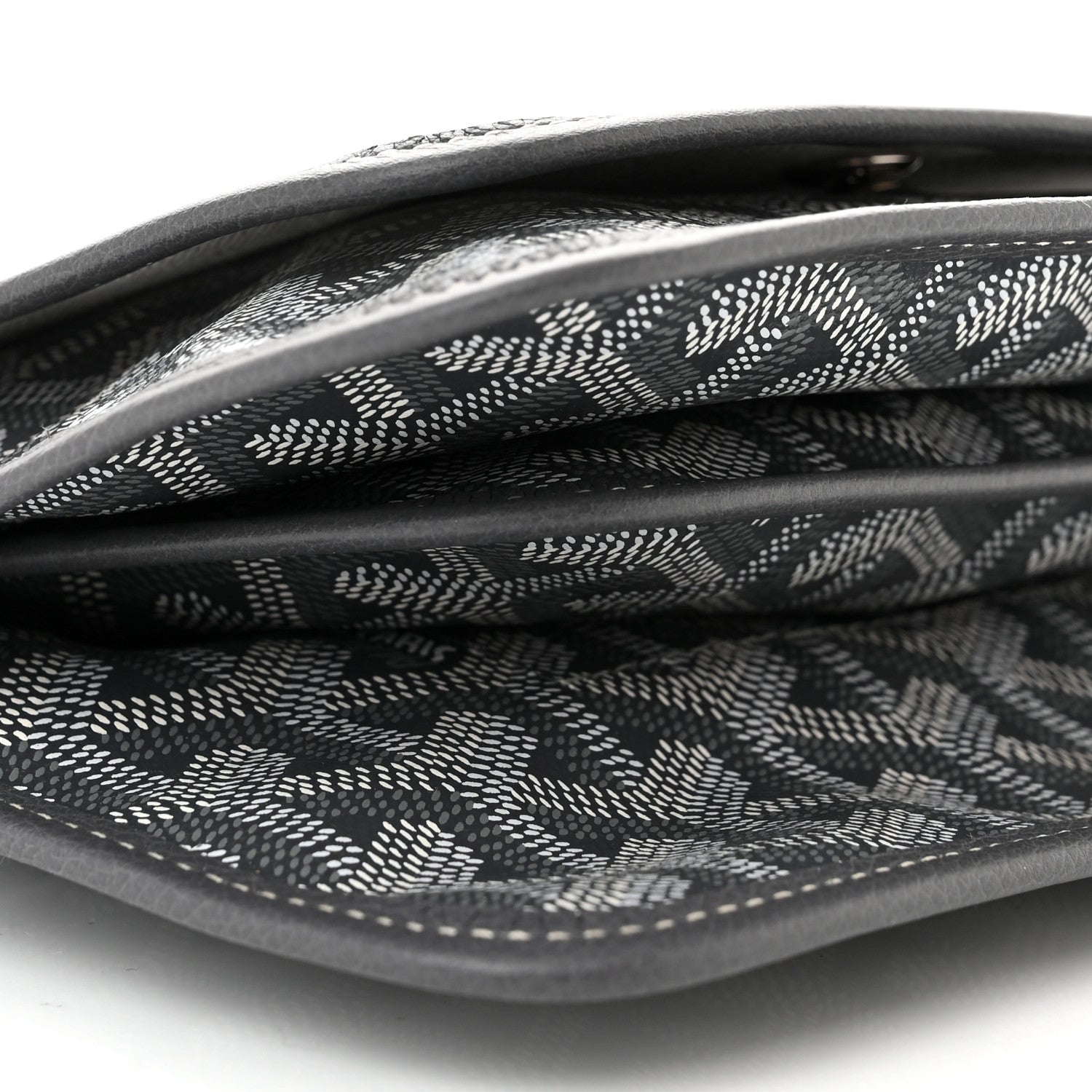 Goyard Goyardine Plumet Wallet Clutch Grey 10 of 11