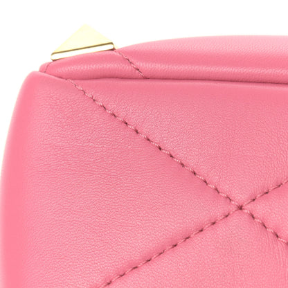 Valentino Garavani Nappa Medium Roman Stud Shoulder Bag Flamingo Pink 9 of 10
