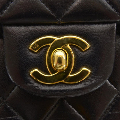 Chanel Lambskin Medium Double Flap Black 10 of 10