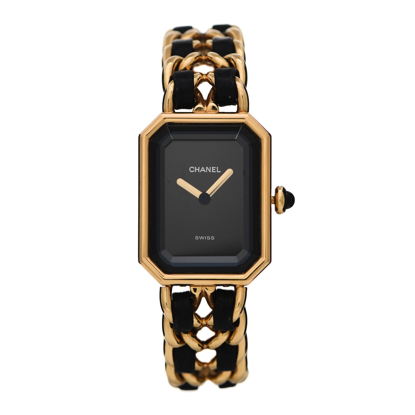 Stainless Steel Lambskin 20mm Chain Premiere Quartz Watch Gold M