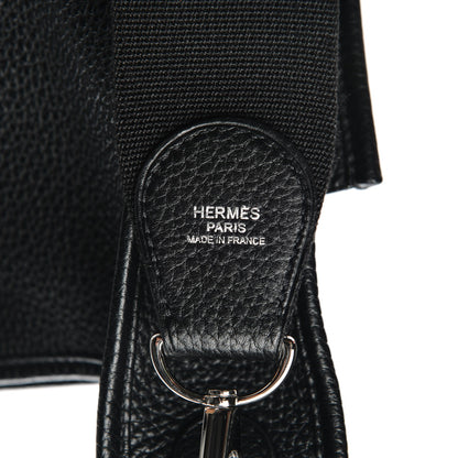 Hermes Taurillon Clemence Evelyne III PM Black 7 of 8