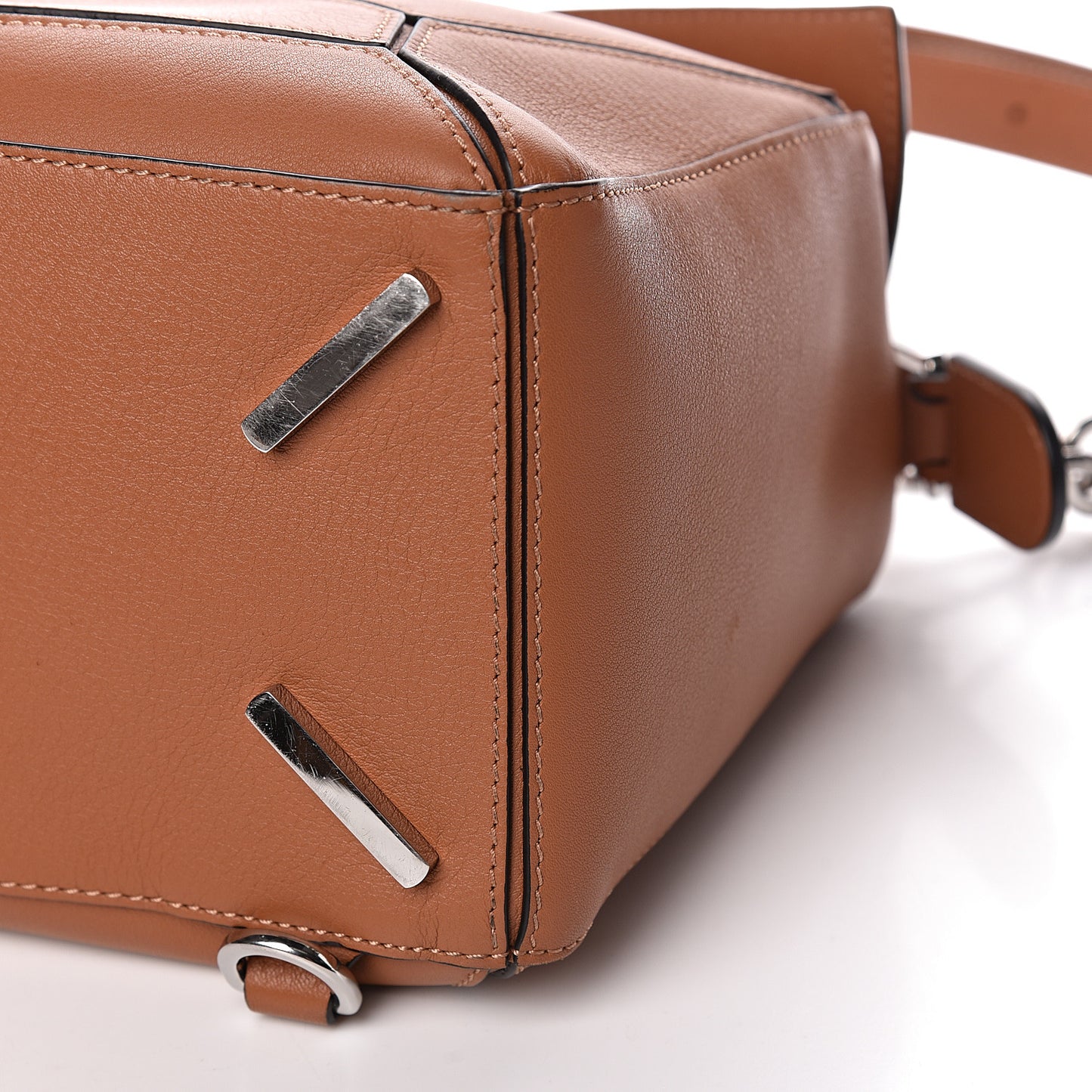 Calfskin Medium Puzzle Bag Tan