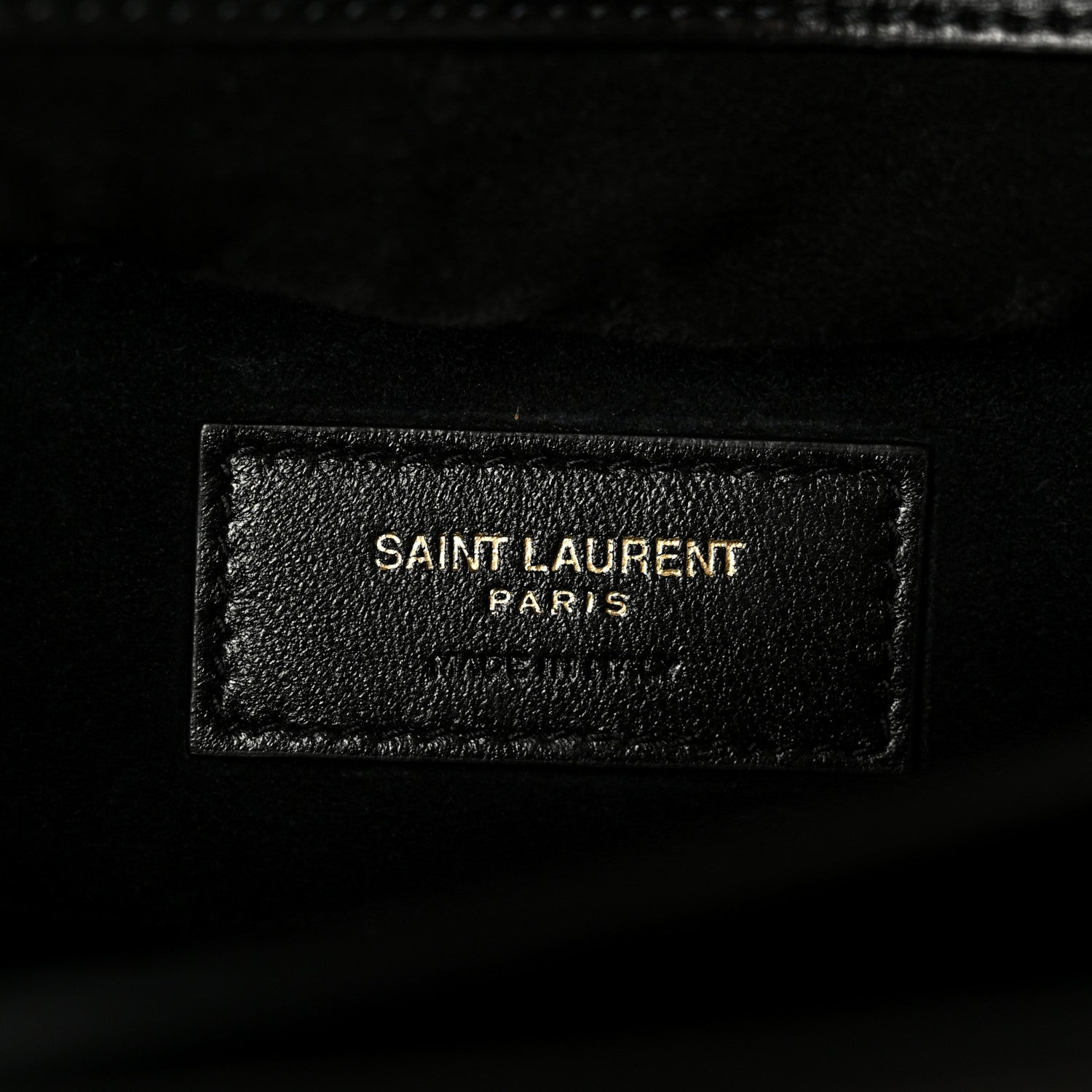 Saint Laurent Calfskin Large Monogram Sunset Black 7 of 13