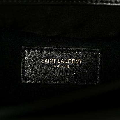 Saint Laurent Calfskin Large Monogram Sunset Black 7 of 13