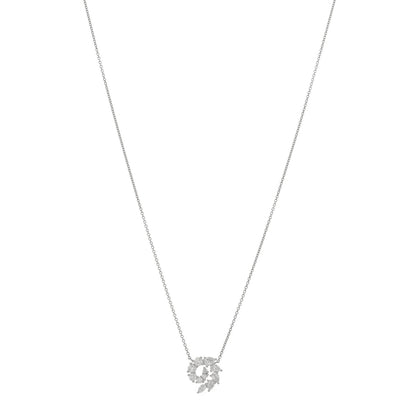 Harry Winston Platinum Diamond Small Open Cluster Pendant Necklace 1 of 4