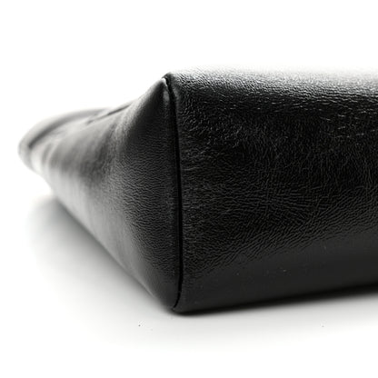 Chanel Shiny Lambskin Quilted 31 Shopping Bag Black 9 of 10