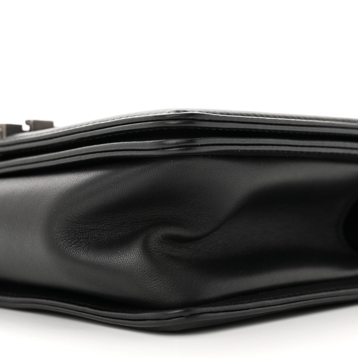 Chanel Calfskin Quilted Medium Boy Flap Black 9 of 14