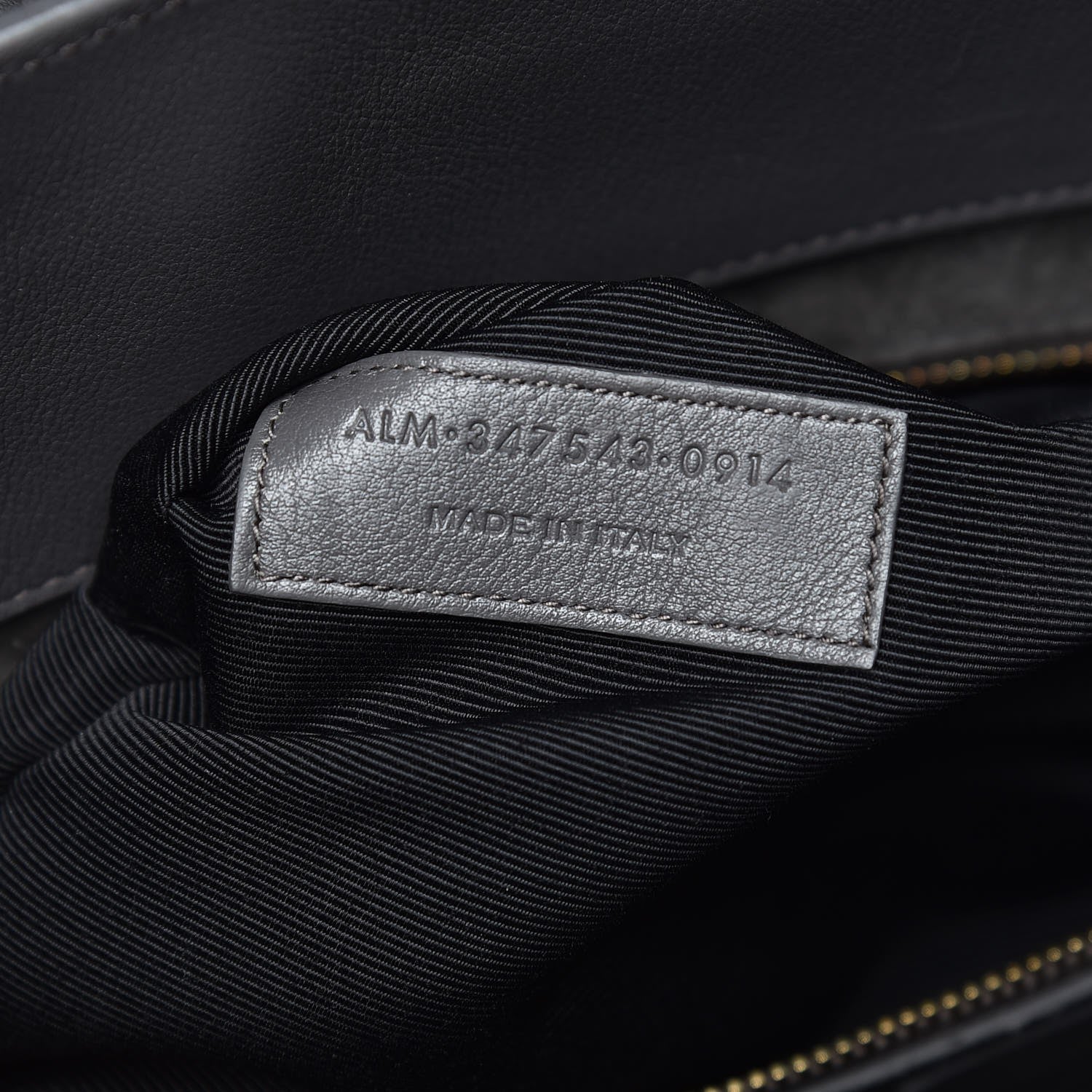 Saint Laurent Calfskin Large Sac De Jour Carryall Fog 7 of 7