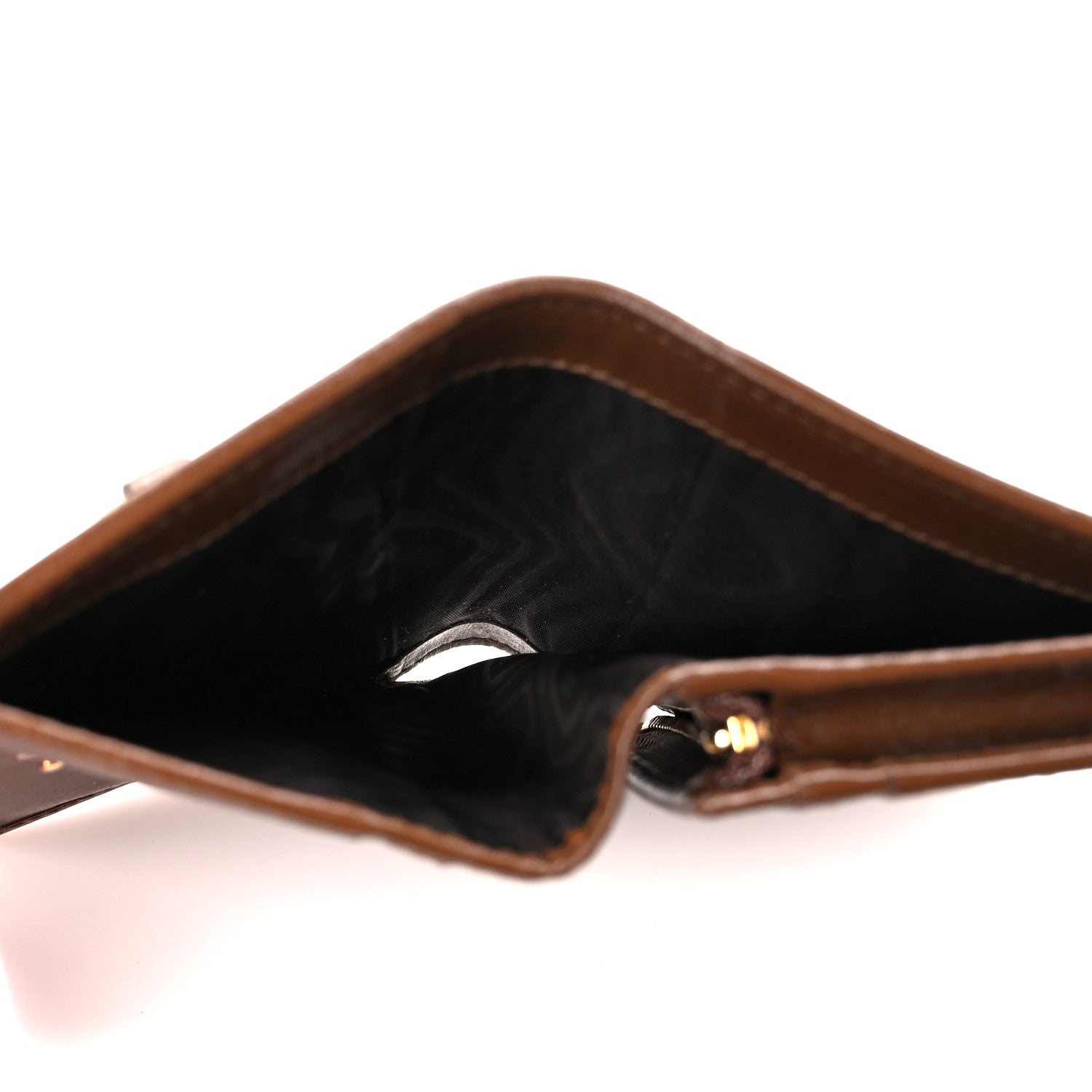 Gucci GG Supreme Monogram Horsebit 1955 Card Case Wallet Beige Ebony Brown Sugar 5 of 12