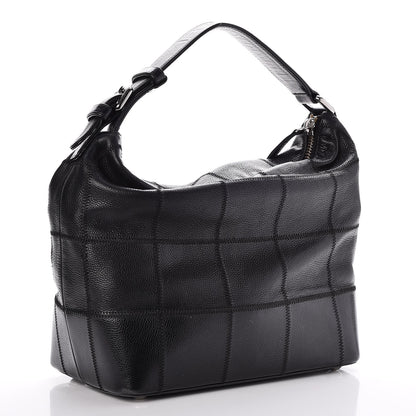 Chanel Caviar Square Stitched Hobo Black 3 of 7