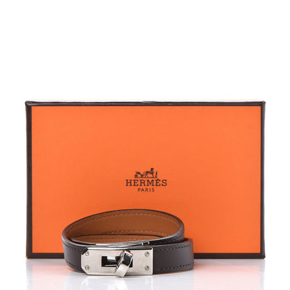 Hermes Swift Kelly Double Tour Bracelet M Chocolate 7 of 7