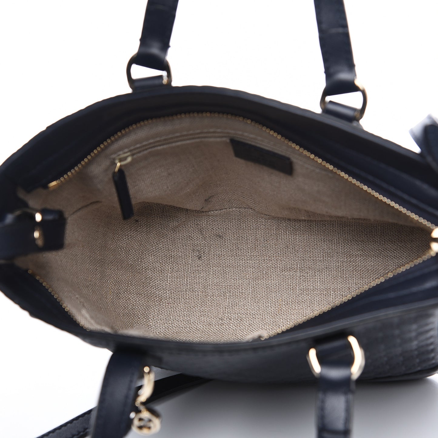 Microguccissima Small Bree Tote Navy