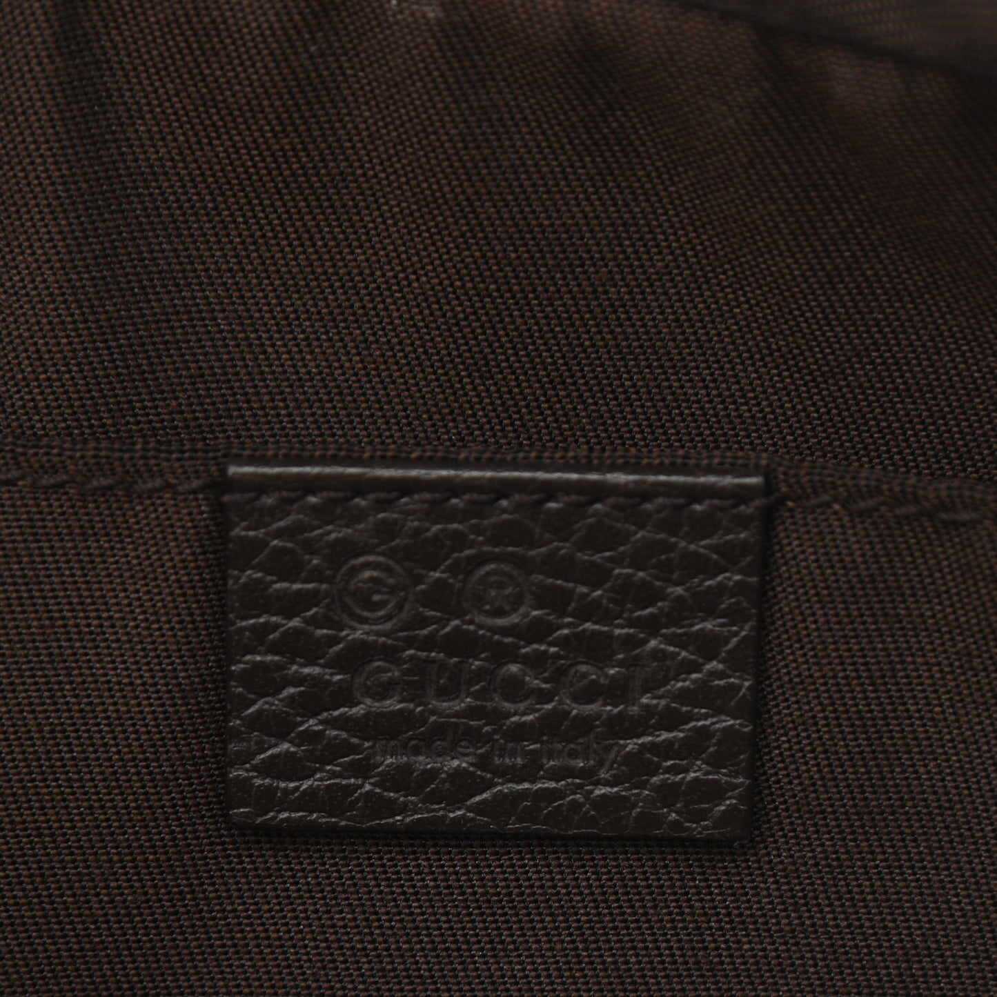 Monogram Belt Bag Dark Brown