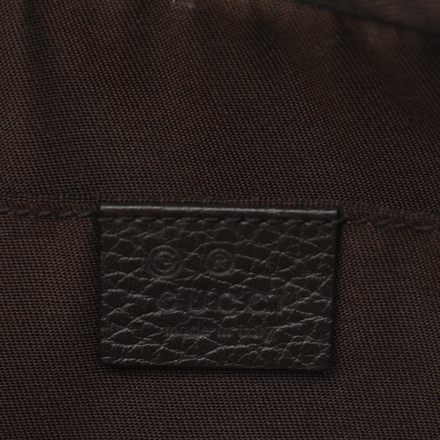Gucci Monogram Belt Bag Dark Brown 6 of 10