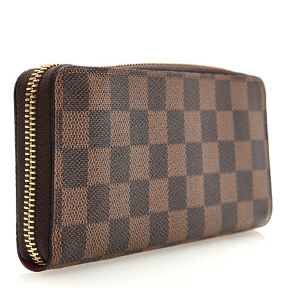 Louis Vuitton Damier Ebene Clemence Wallet Cherry 3 of 6