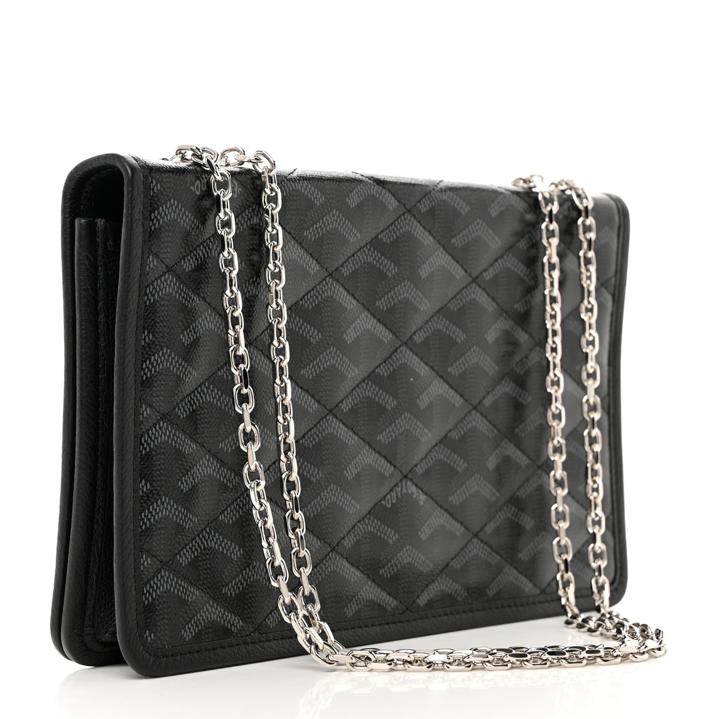 Goyardine Alexandre III Bag Jet Black