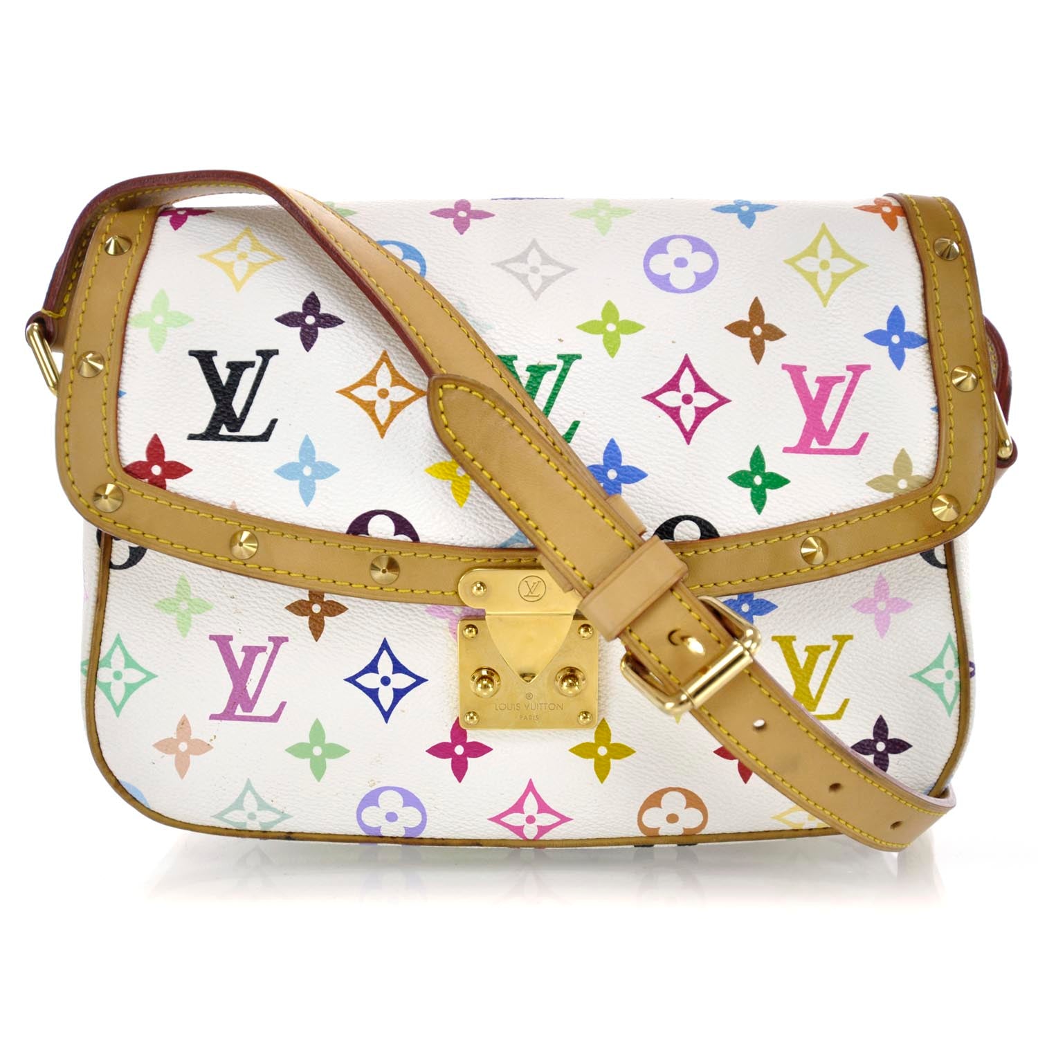 Louis Vuitton Monogram Multicolor Sologne White 1 of 10