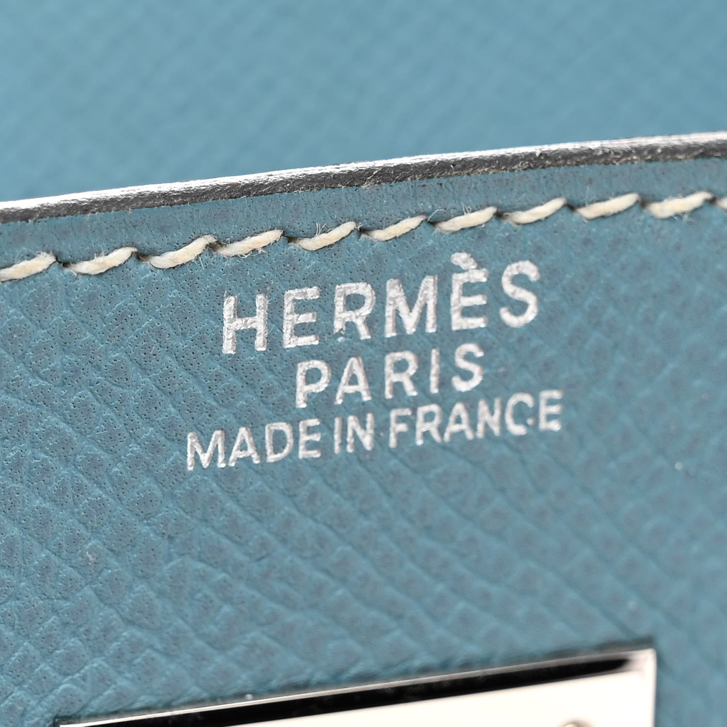 Hermes Epsom HAC Birkin 28 Blue Jean 6 of 13