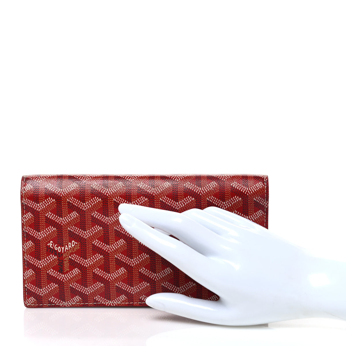 Goyard Goyardine Richelieu Wallet Red 2 of 6