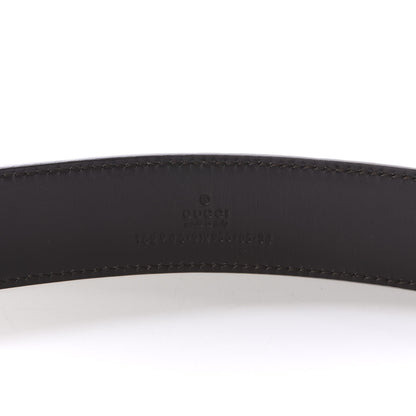 Gucci Guccissima Signature Belt 85 34 Dark Brown 5 of 5