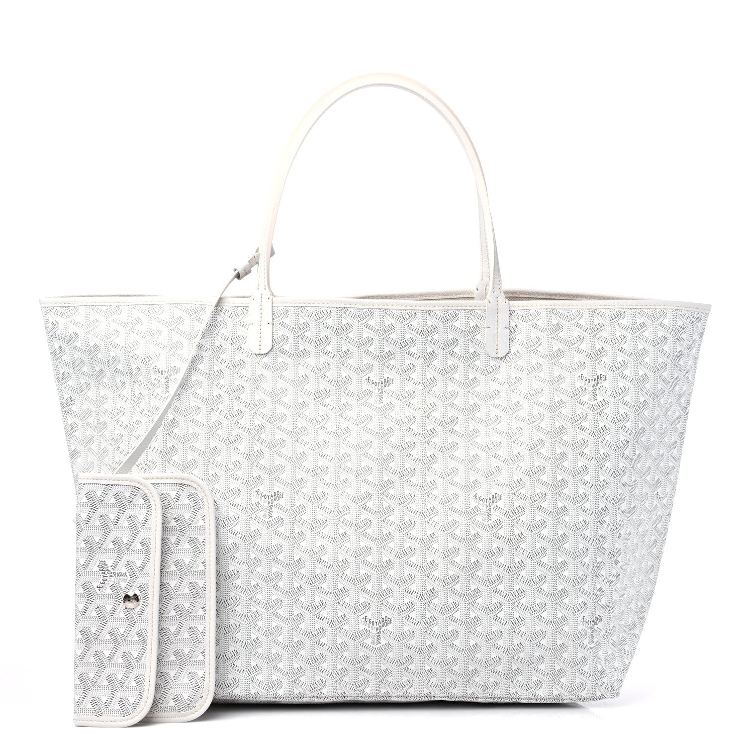 Goyard Goyardine Saint Louis GM White 1 of 9