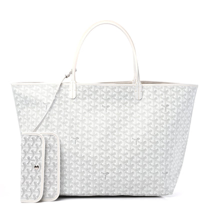 Goyard Goyardine Saint Louis GM White 1 of 9
