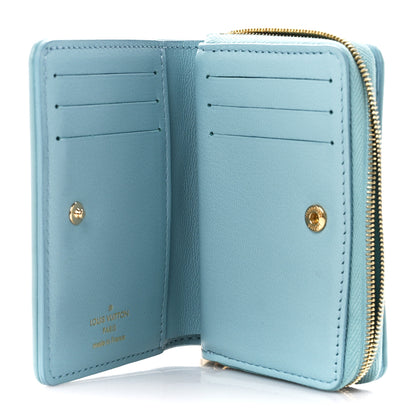 Louis Vuitton Lambskin Embossed Monogram Lou Coussin Wallet Azur 7 of 11