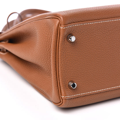 Hermes Togo Kelly Retourne 32 Gold 7 of 13