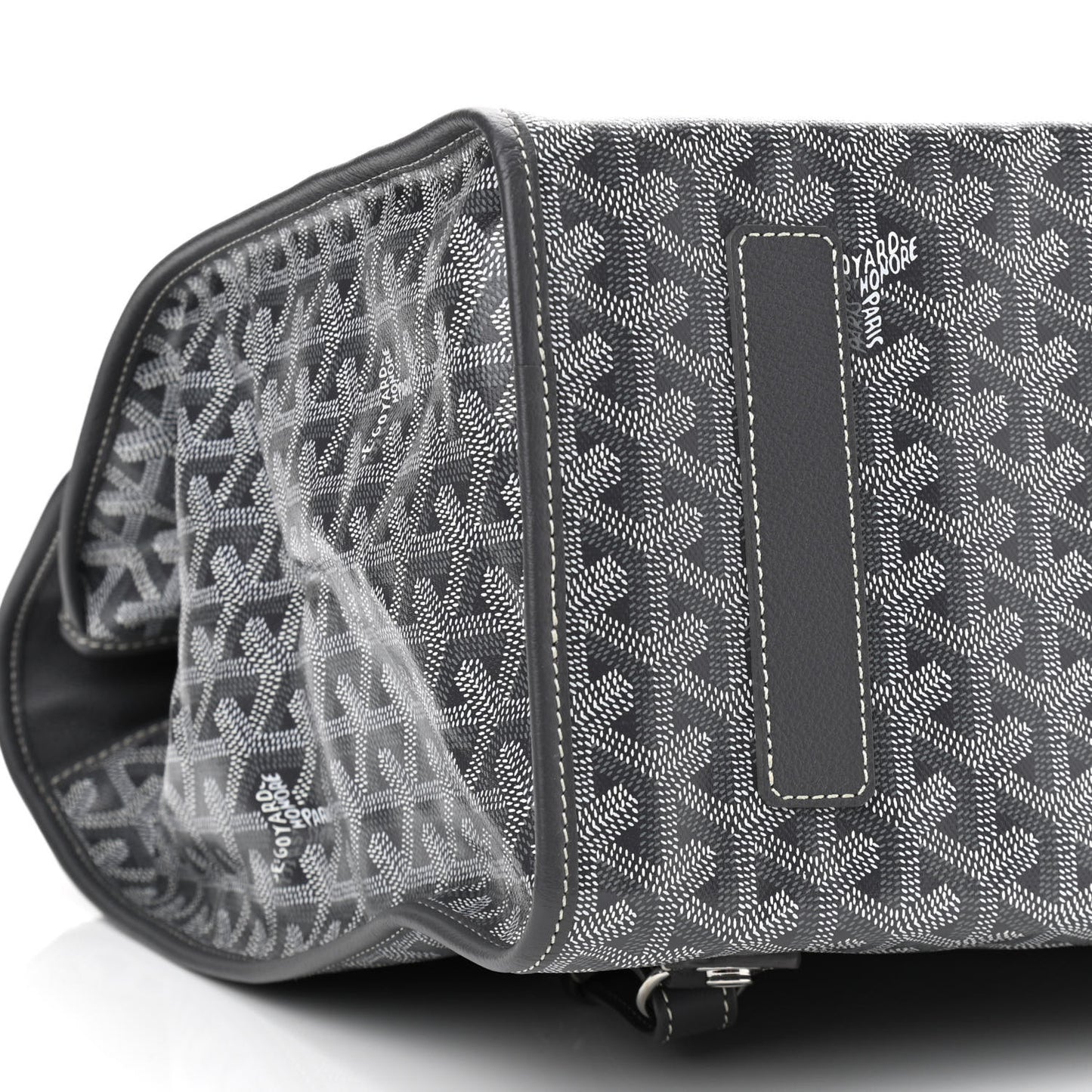 Goyardine Saint Leger Soft Briefcase Backpack Grey