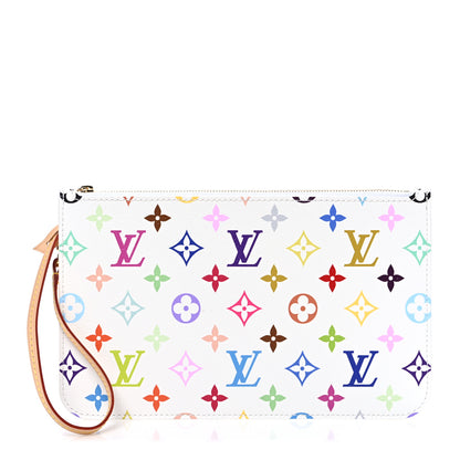Louis Vuitton LV X TM Monogram Multicolor Neverfull MM Pochette White 1 of 6