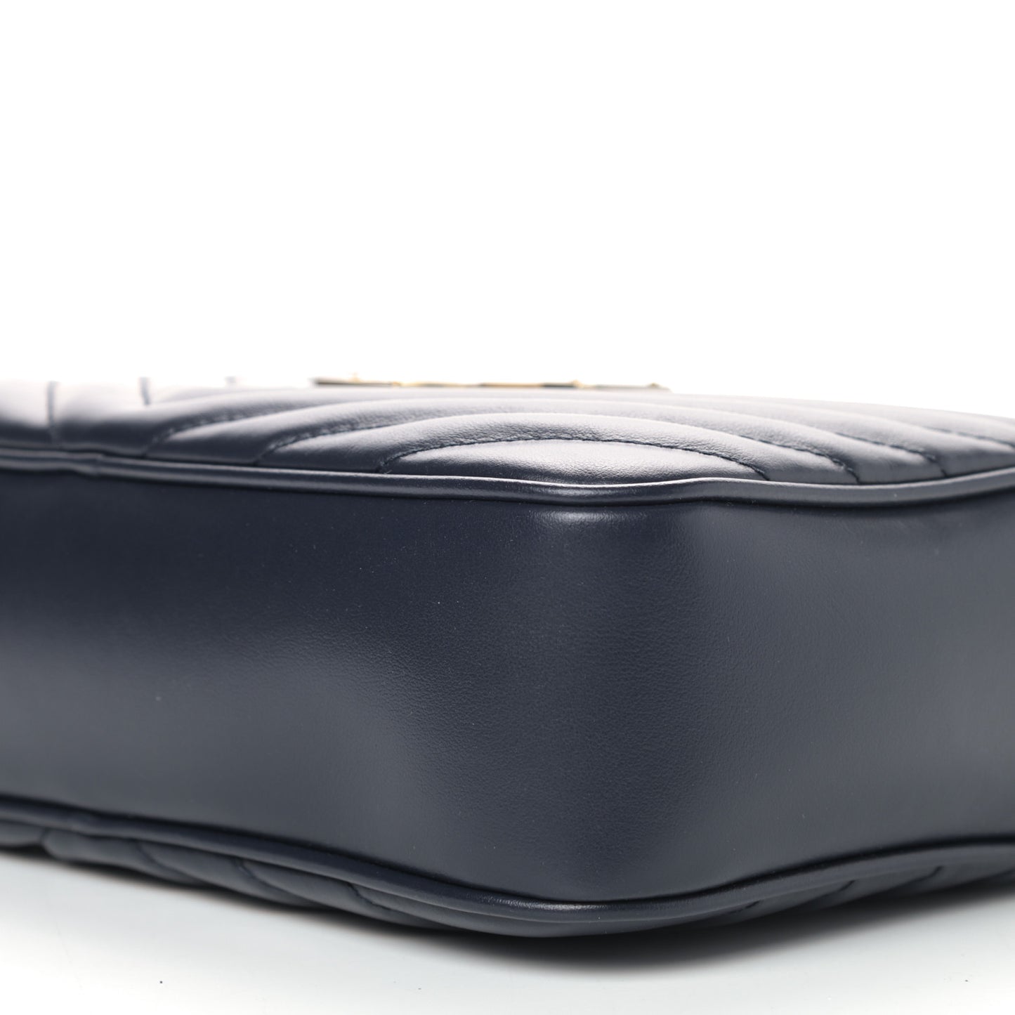 Calfskin Matelasse Monogram Lou Camera Bag Navy