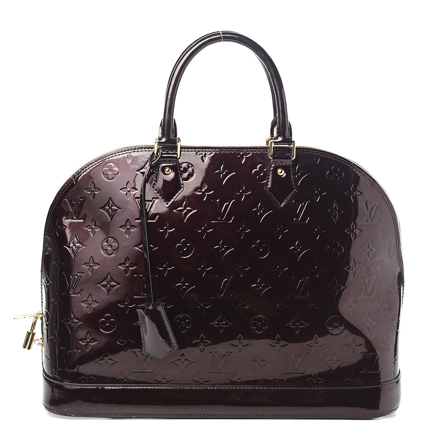 Louis Vuitton Vernis Alma MM Amarante 1 of 10