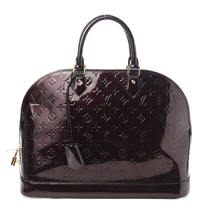Louis Vuitton Vernis Alma MM Amarante 1 of 10
