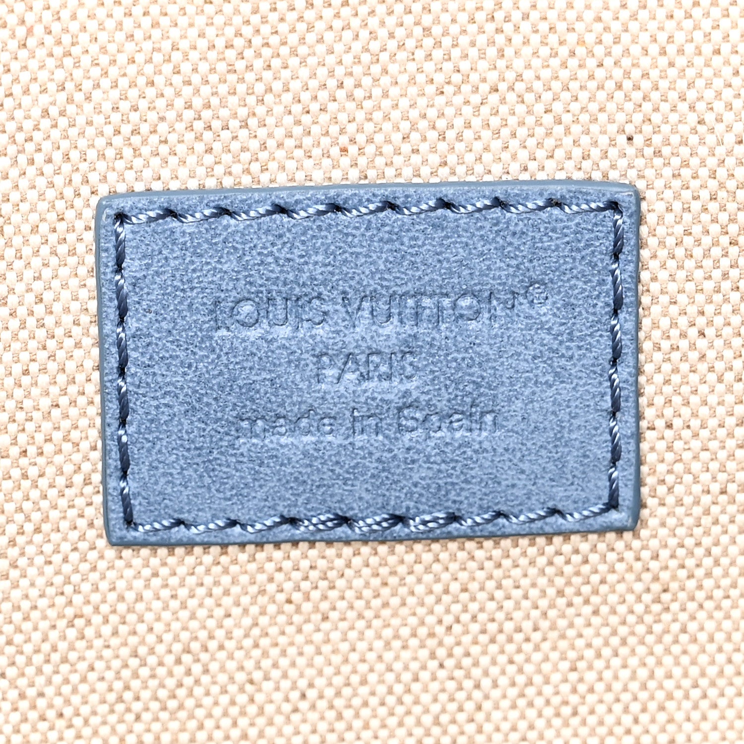 Louis Vuitton Damier Denim 3D Nevereverfull Denim Blue 7 of 11
