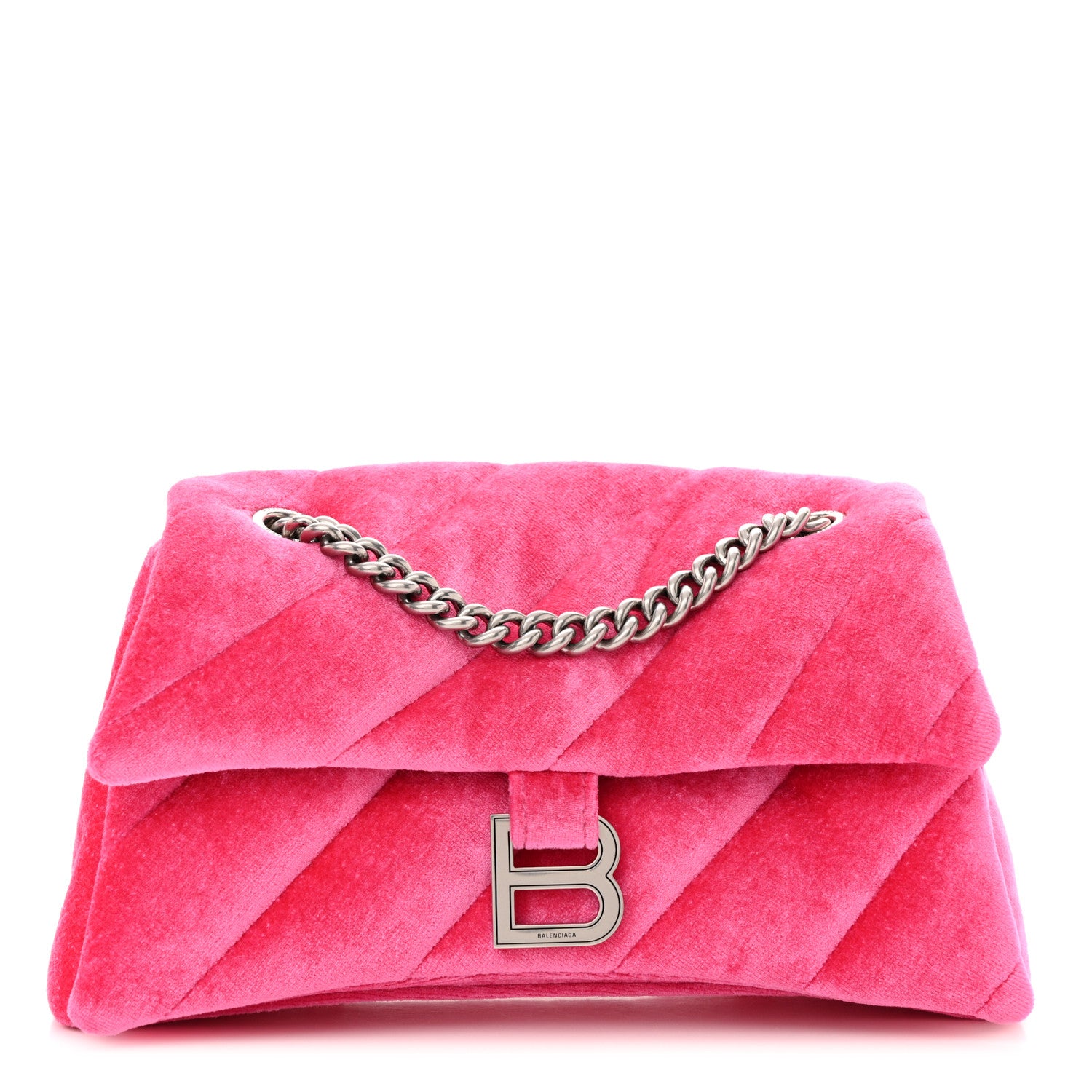 Balenciaga Crushed Velvet Quilted Small Crush Chain Bag 1 of 12