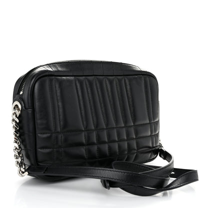 Burberry Calfskin Quilted Small Lola Camera Bag Black 3 of 11